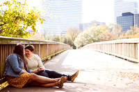 Paige and Diane : Engagement Shoot. Roosevelt island. D.C.